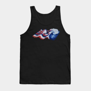 Hawaiian flag surfing design t-shirt Tank Top